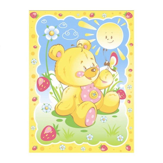 Одеяло Байковое Baby Nice Солнечный Мишка 85х115, Желтый