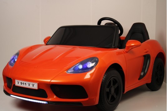 Детский электромобиль Т911ТТ оранжевый глянец