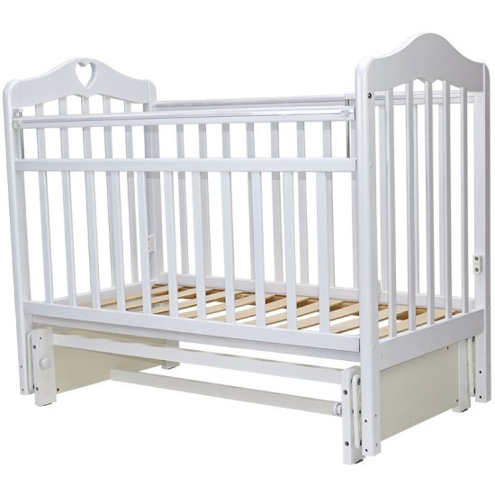 Кровать детская Топотушки Оливия-5 маятник универсальный, белый