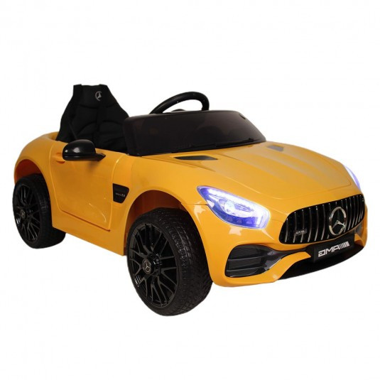 Детский электромобиль О008ОО Mercedes-Benz GT желтый