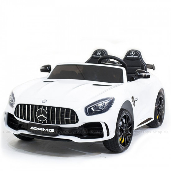 Детский электромобиль Mercedes-Benz GT-R белый