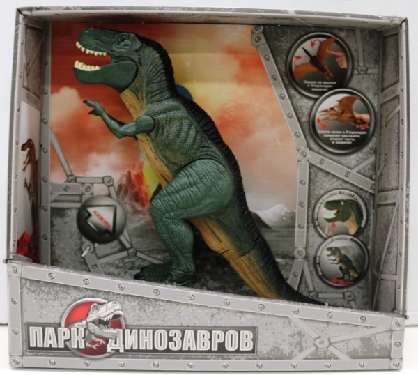 Игрушка интерактивная 1TOY Robo Life "Динозавр Тираннозавр Рекс"