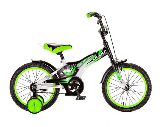 KG1410 2-х колесный велосипед BA Sharp 14"; 1s (зеленый)