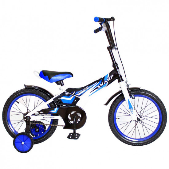 KG1410 2-х колесный велосипед BA Sharp 14"; 1s (синий)