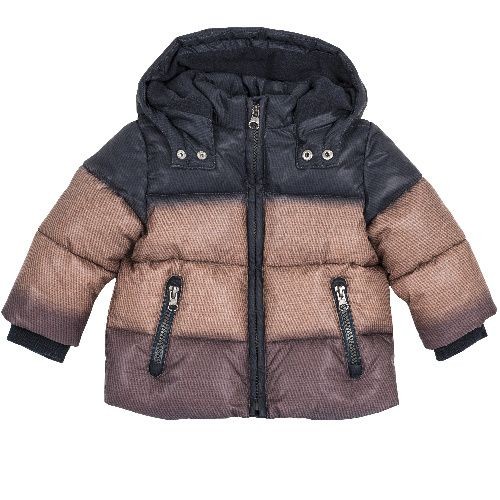 Куртка-пуховик Chicco для мальчиков 080 коричневый