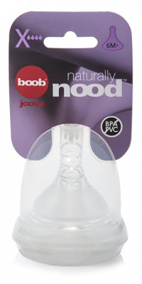 Соска Naturally Nood Nipple X-Cut 6мес+