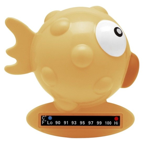 Термометр для ванны Chicco Baby Moments Рыба-шар, желтый
