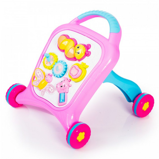 Развивающая игрушка-каталка BabyHit MOVE&PLAY FARM, розовый