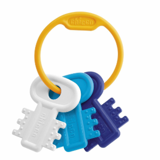 Развивающая игрушка Chicco "Ключи на кольце" Blue