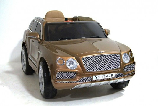 Детский электромобиль Bentley (JJ2158) коричневый глянец