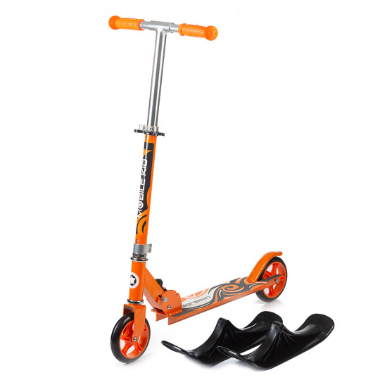 Самокат-сноускутер 2 в 1 Mobile Kid UniGlide (SKS101), оранжевый