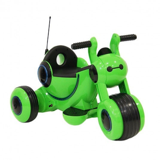 Детский электромотоцикл HL300 зеленый