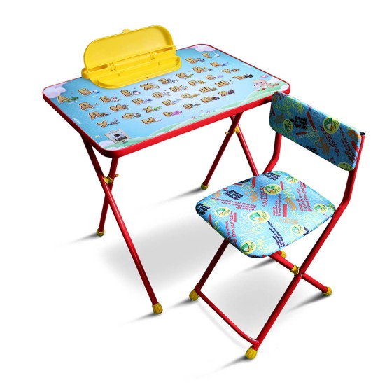 Комплект детской мебели "Волшебный стол" цвет красный