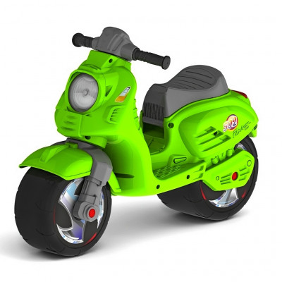 ОР502 Каталка-мотоцикл беговел СКУТЕР зеленый