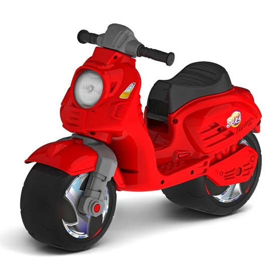 ОР502 Каталка-мотоцикл беговел СКУТЕР красный