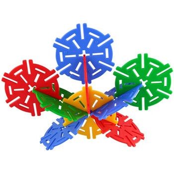 Конструктор Pilsan "Magic Circles" 60 деталей в пластиковой коробке