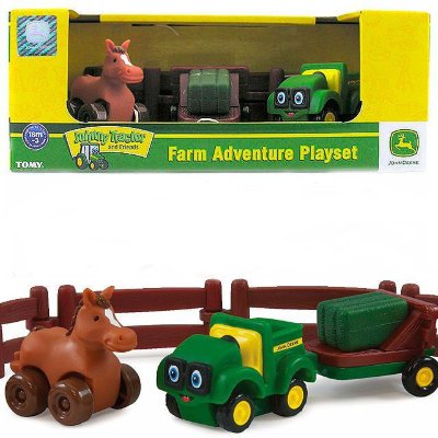 Игровой набор Tomy "Приключения трактора Джонни и лошади на ферме"