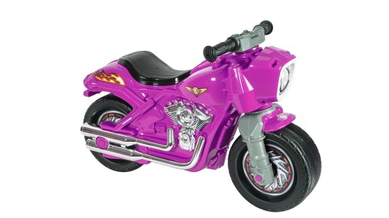 ОР504 Каталка-мотоцикл беговел Racer RZ 1 розовый