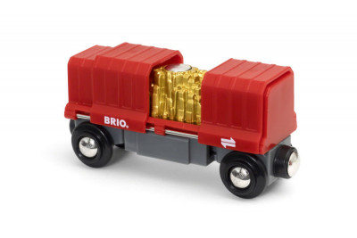Грузовой вагончик с золотом BRIO
