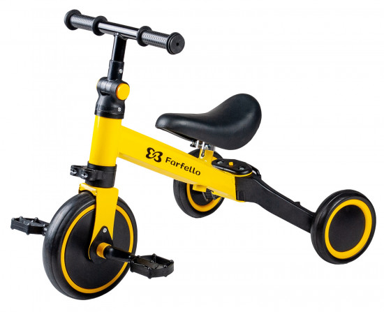 Трехколесный велосипед Farfello LM-20 (2021), Желтый/Yellow