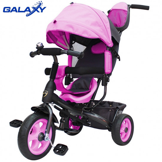 3-х колесный велосипед Galaxy Лучик VIVAT розовый